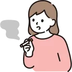 Woman Smoking SVG Icon